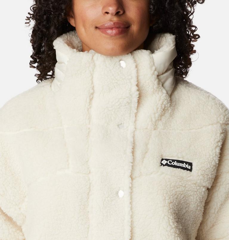 Columbia Lodge Baffled Sherpa Fleece | 191 | S, Color: Chalk, image 4