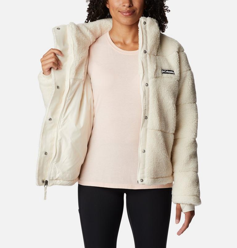 Columbia Lodge Baffled Sherpa Fleece | 191 | S, Color: Chalk, image 5