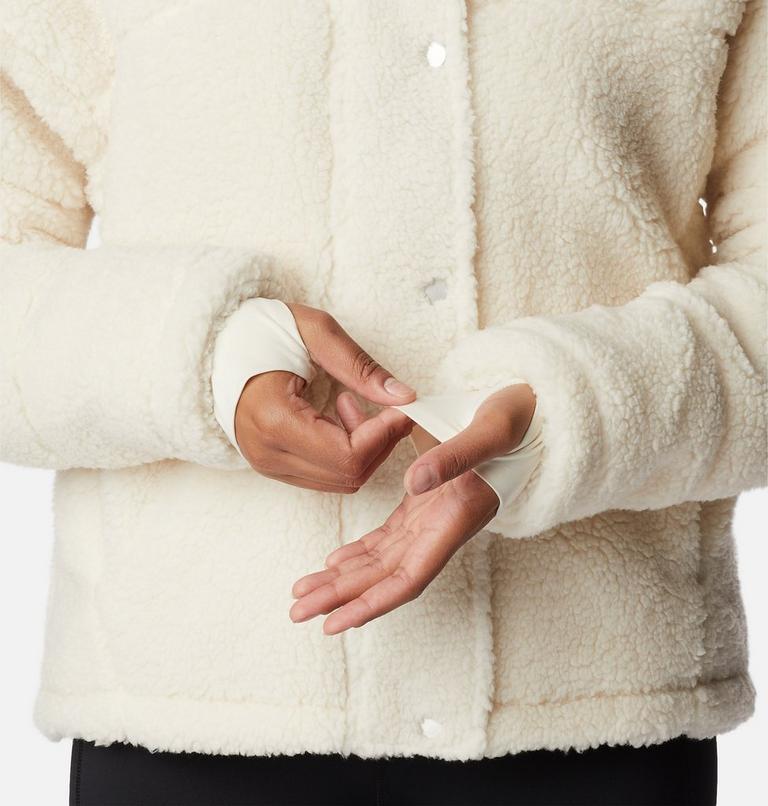 Columbia Lodge Baffled Sherpa Fleece | 191 | S, Color: Chalk, image 6
