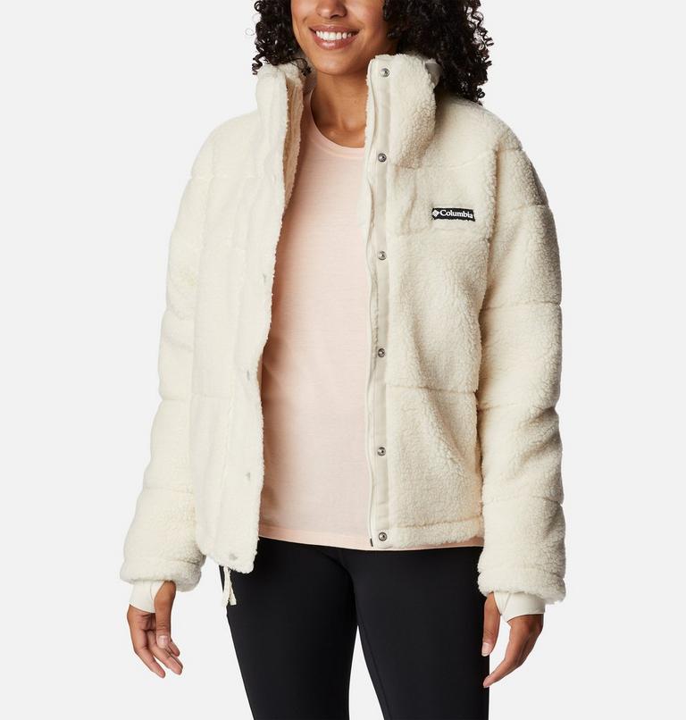 Columbia Lodge Baffled Sherpa Fleece | 191 | S, Color: Chalk, image 7