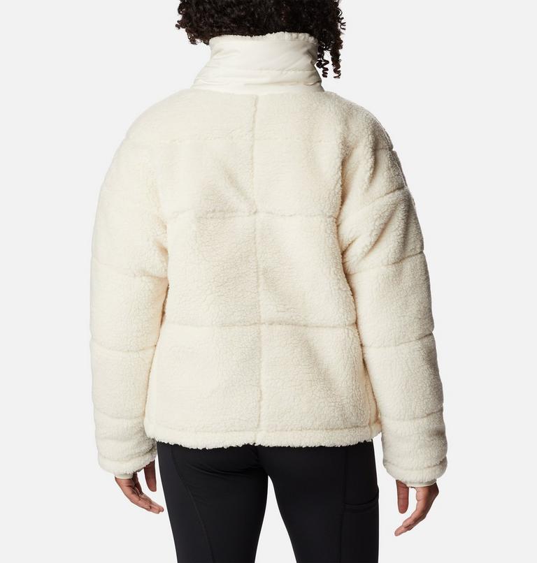 Columbia Lodge Baffled Sherpa Fleece | 191 | S, Color: Chalk, image 2