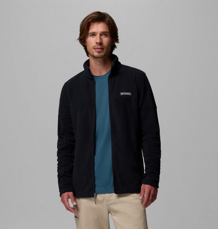 Forro polar con cremallera de arriba abajo Basin Trail para hombre, Color: Black, image 5