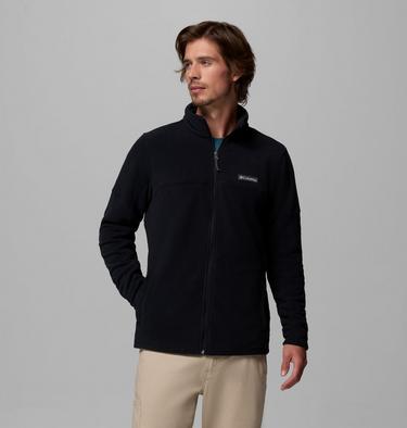 Men's Basin Trail Fleece Full Zip, Color: Black, image 3