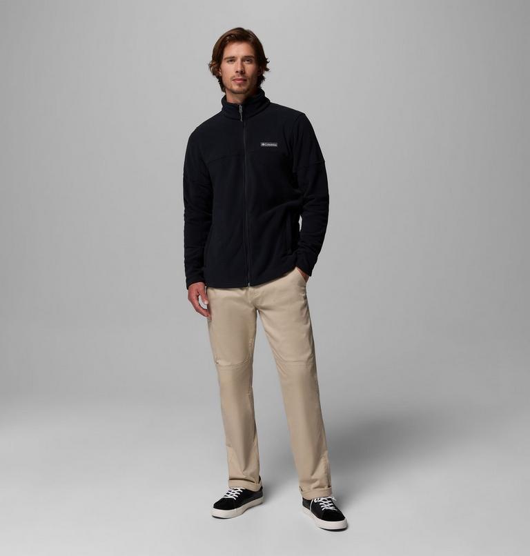 Forro polar con cremallera de arriba abajo Basin Trail para hombre, Color: Black, image 2