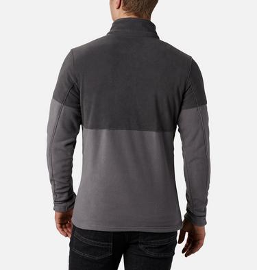 Forro polar con cremallera de arriba abajo Basin Trail para hombre, Color: City Grey, Shark, image 4