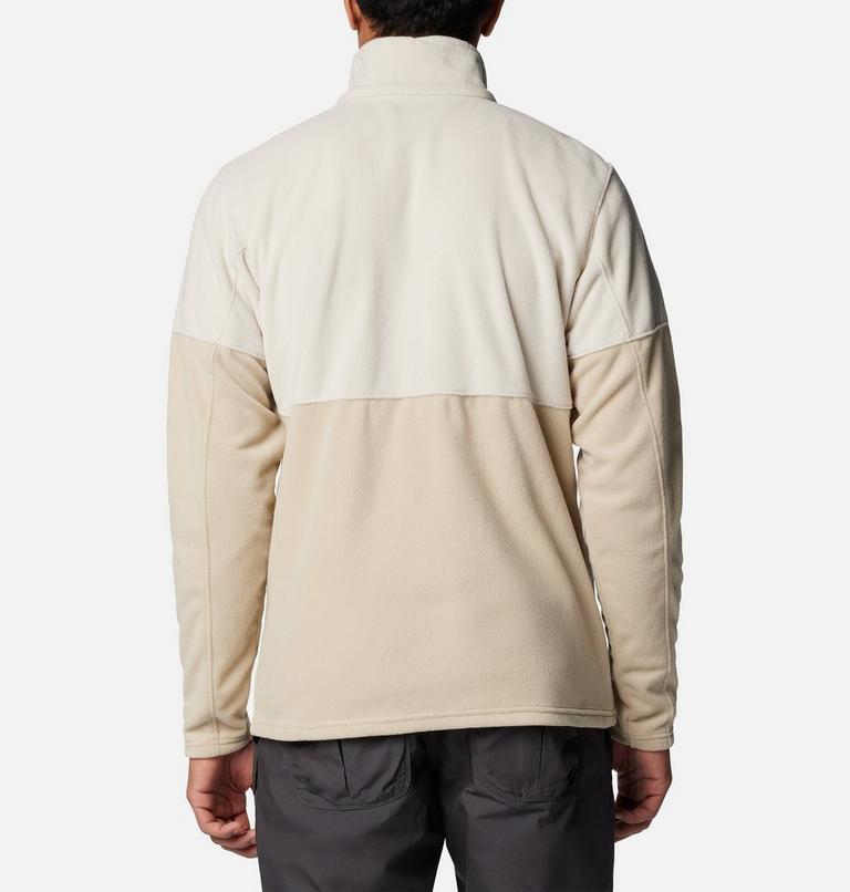 Men's Basin Trail Full Zip Fleece Jacket, Color: Ancient Fossil, Dark Stone, image 2