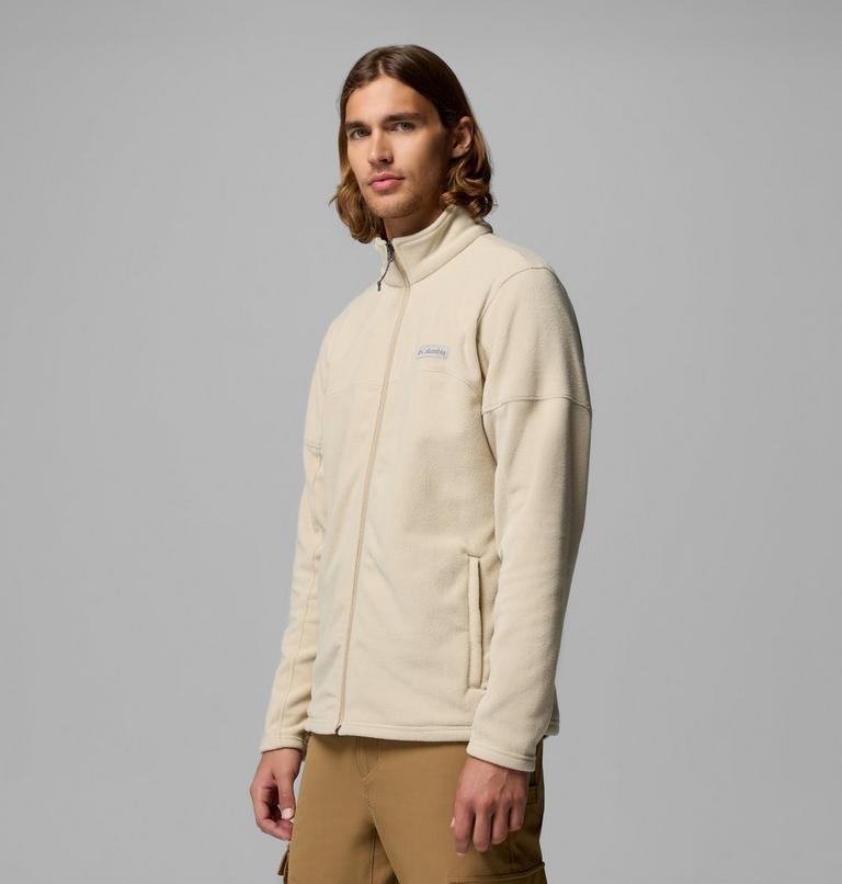 Men's Basin Trail Full Zip Fleece Jacket, Color: Ancient Fossil, image 4
