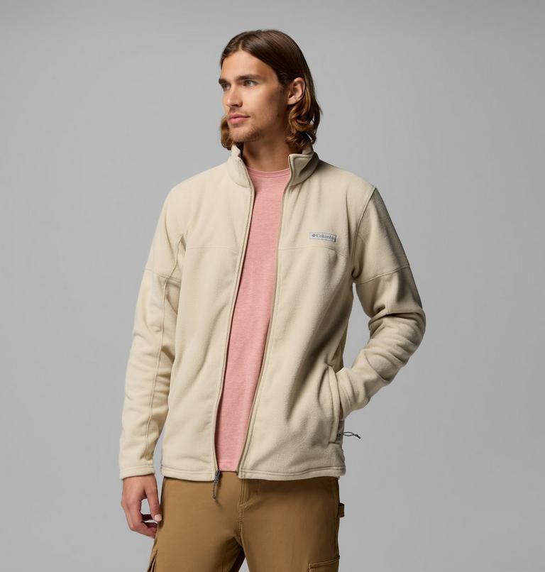 Men's Basin Trail Full Zip Fleece Jacket, Color: Ancient Fossil, image 5