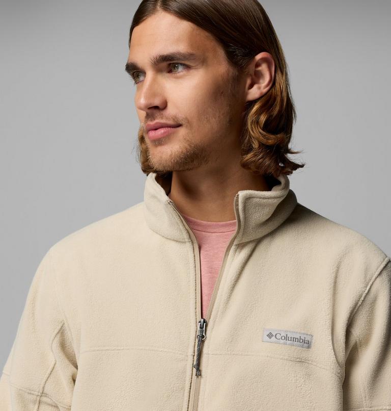 Men's Basin Trail Full Zip Fleece Jacket, Color: Ancient Fossil, image 6