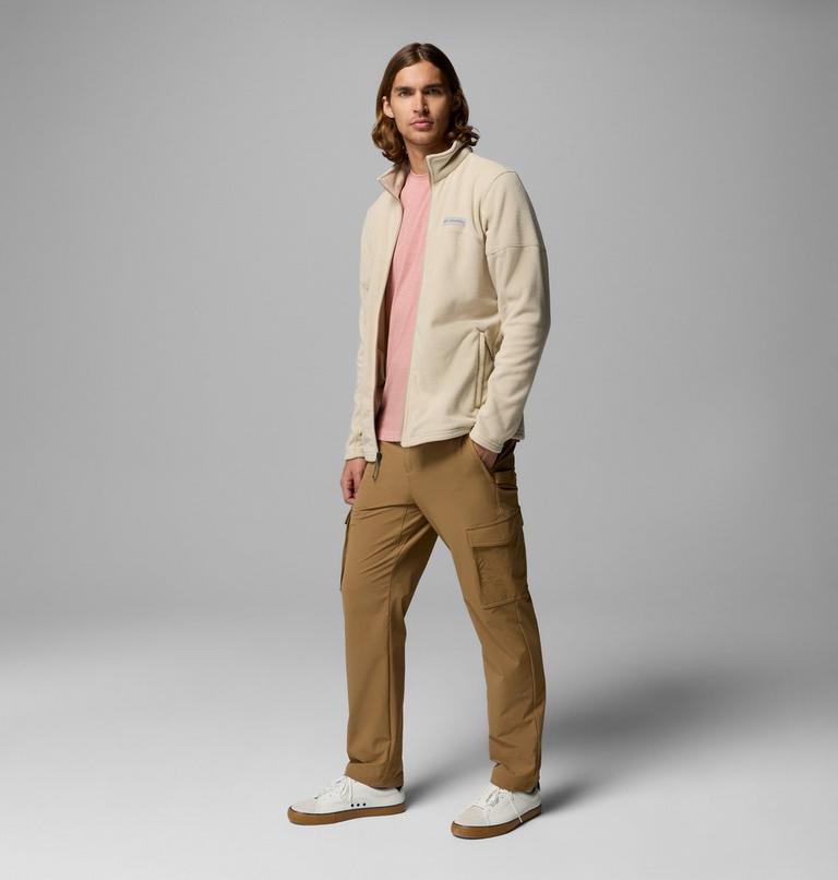 Men's Basin Trail Full Zip Fleece Jacket, Color: Ancient Fossil, image 2
