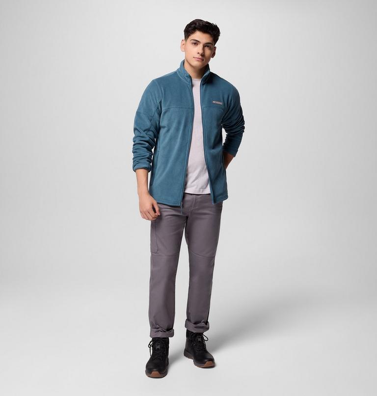Forro polar con cremallera de arriba abajo Basin Trail para hombre, Color: Everblue, image 2