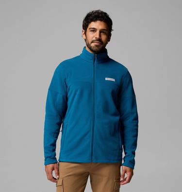 Men's Basin Trail Full Zip Fleece Jacket, Color: Phoenix Blue, image 3