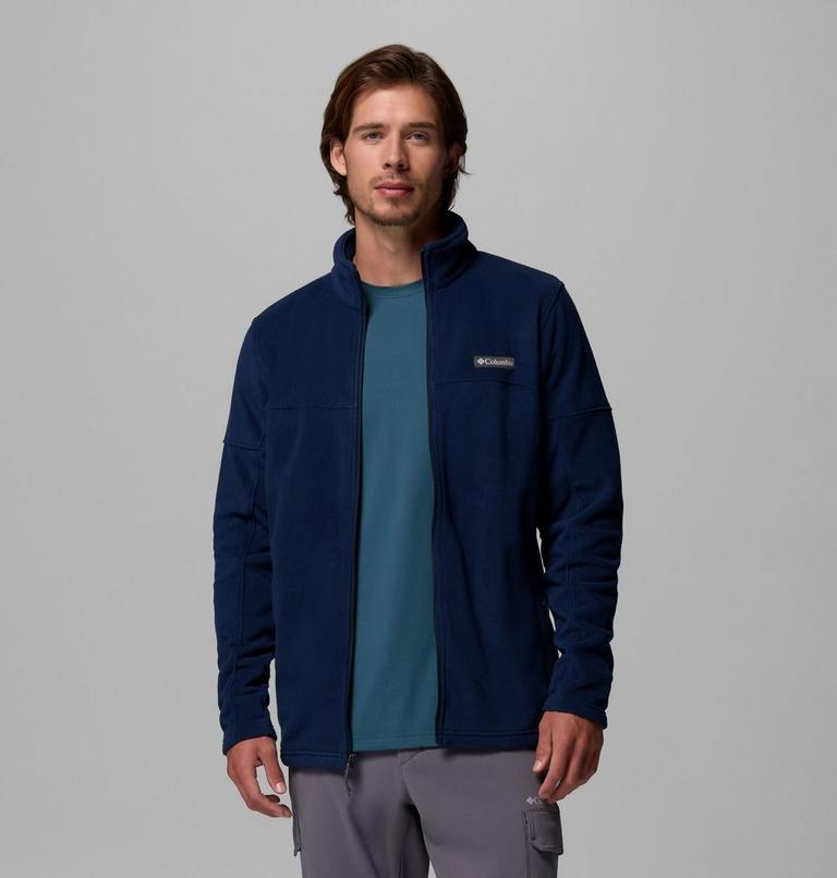 Men's Basin Trail Full Zip Fleece Jacket, Color: Collegiate Navy, image 5