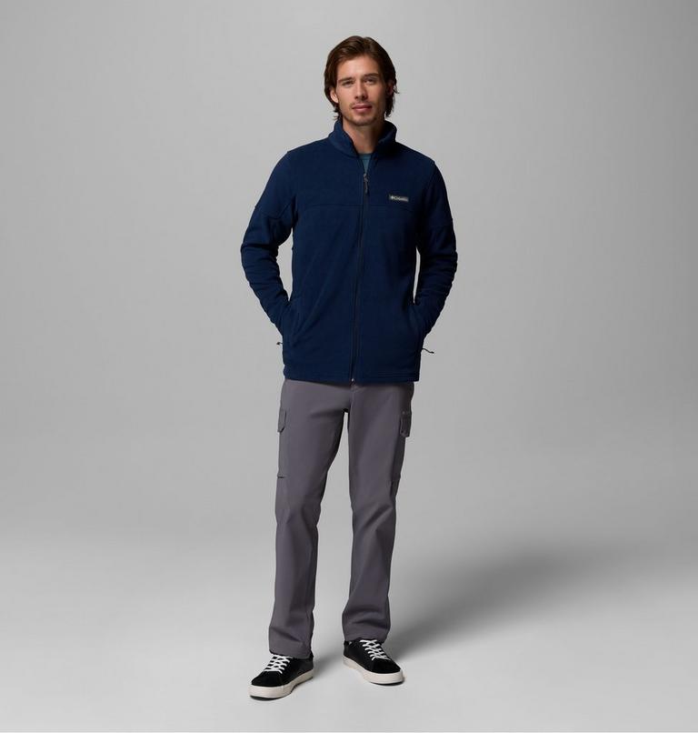 Men's Basin Trail Full Zip Fleece Jacket, Color: Collegiate Navy, image 2