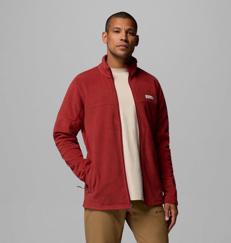 Men's Basin Trail Full Zip Fleece Jacket, Color: Red Oxide, image 5