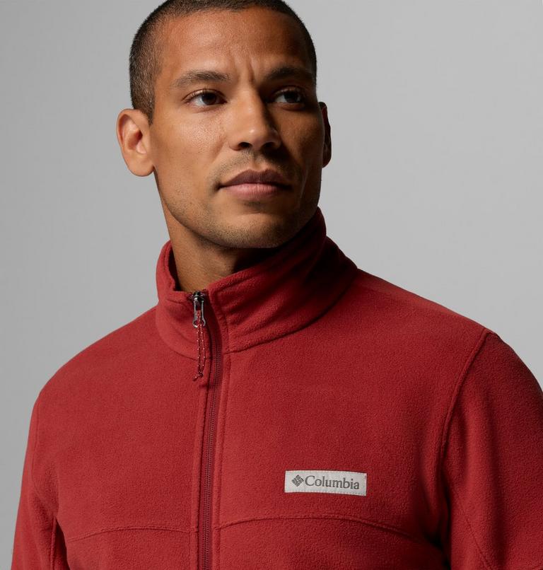 Men's Basin Trail Full Zip Fleece Jacket, Color: Red Oxide, image 6
