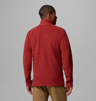 Men's Basin Trail Full Zip Fleece Jacket, Color: Red Oxide, image 3