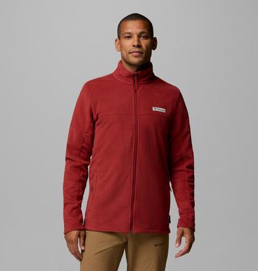 Men's Basin Trail Full Zip Fleece Jacket, Color: Red Oxide, image 1