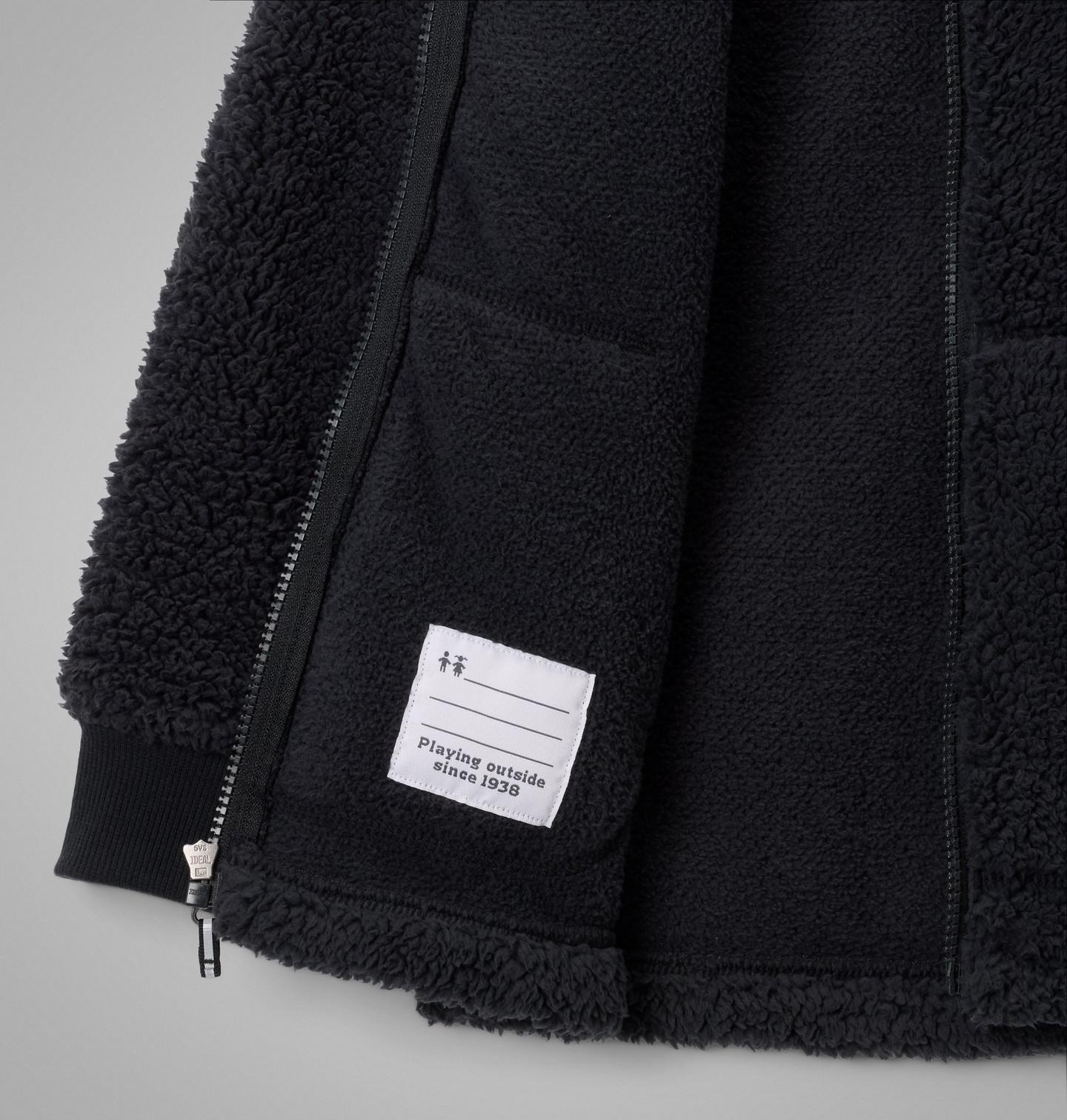 Куртки Columbia Rugged Ridge II Sherpa Full Zip для мальчиков, цвет: Чёрный — фото 3