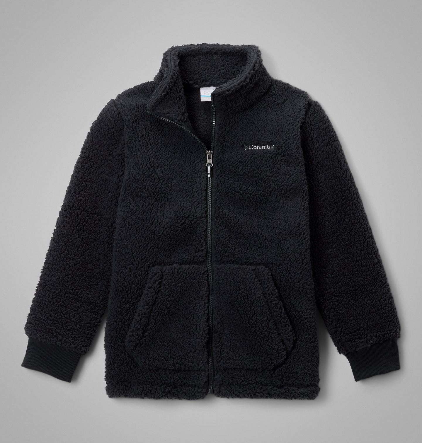 Куртки Columbia Rugged Ridge II Sherpa Full Zip для мальчиков, цвет: Чёрный — фото 1