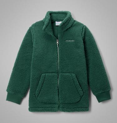 Boys' Rugged Ridge II Full Zip Sherpa, Color: Rain Forest, image 5