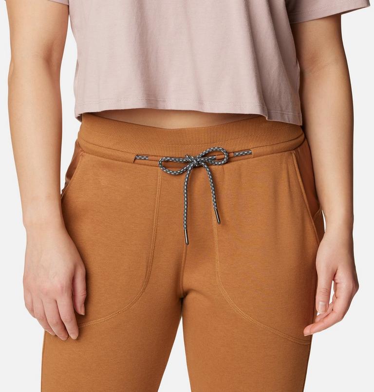 Pantal&oacute;n de ch&aacute;ndal de punto Columbia Lodge para mujer, Color: Camel Brown, image 4