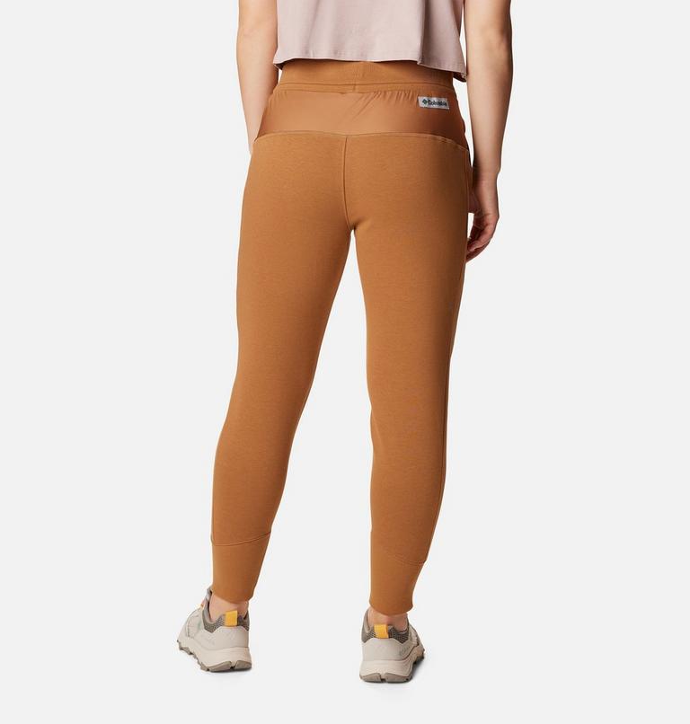 Pantal&oacute;n de ch&aacute;ndal de punto Columbia Lodge para mujer, Color: Camel Brown, image 2