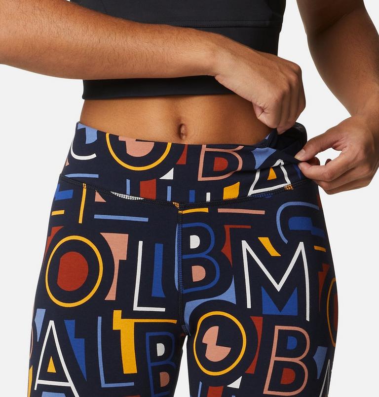 Columbia Lodge Legging | 472 | L, Color: Dark Nocturnal Typo Print, image 4