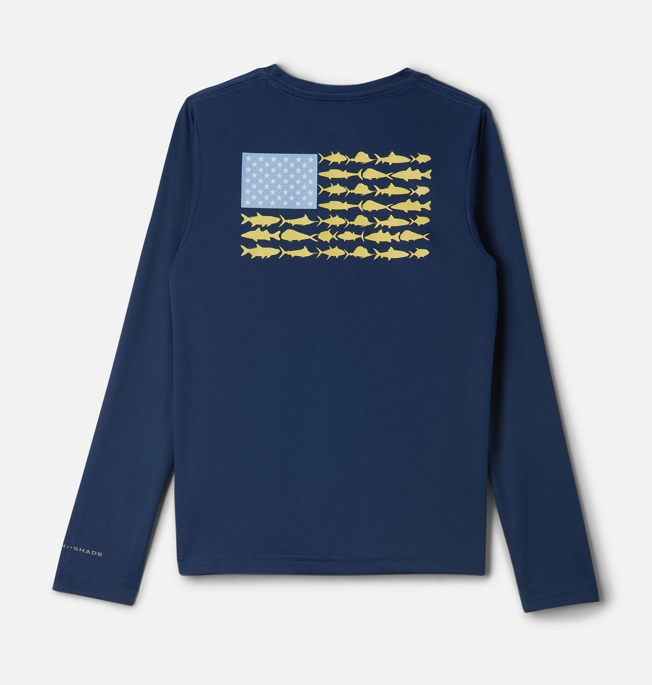 Kids' PFG Terminal Tackle Vintage Poster Long Sleeve Shirt 1