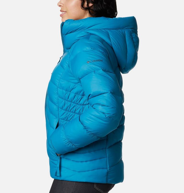 Autumn Park Down Hooded Jacket, Color: Fjord Blue, image 3