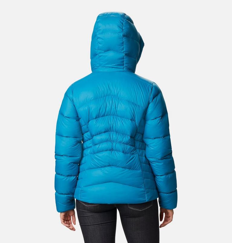 Autumn Park Down Hooded Jacket, Color: Fjord Blue, image 2