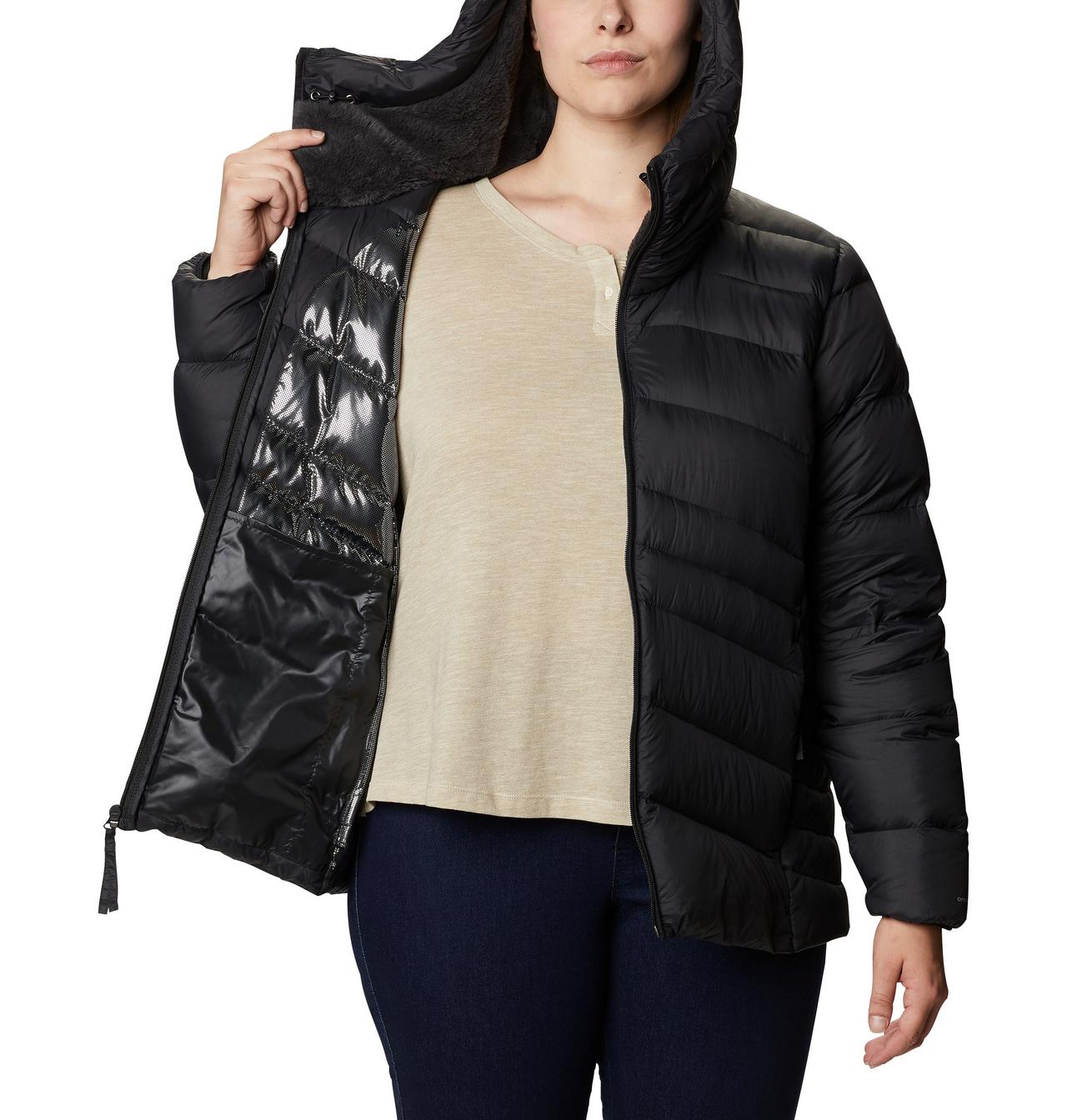Women's Autumn Park™ Down Hooded Jacket - Plus Size 5