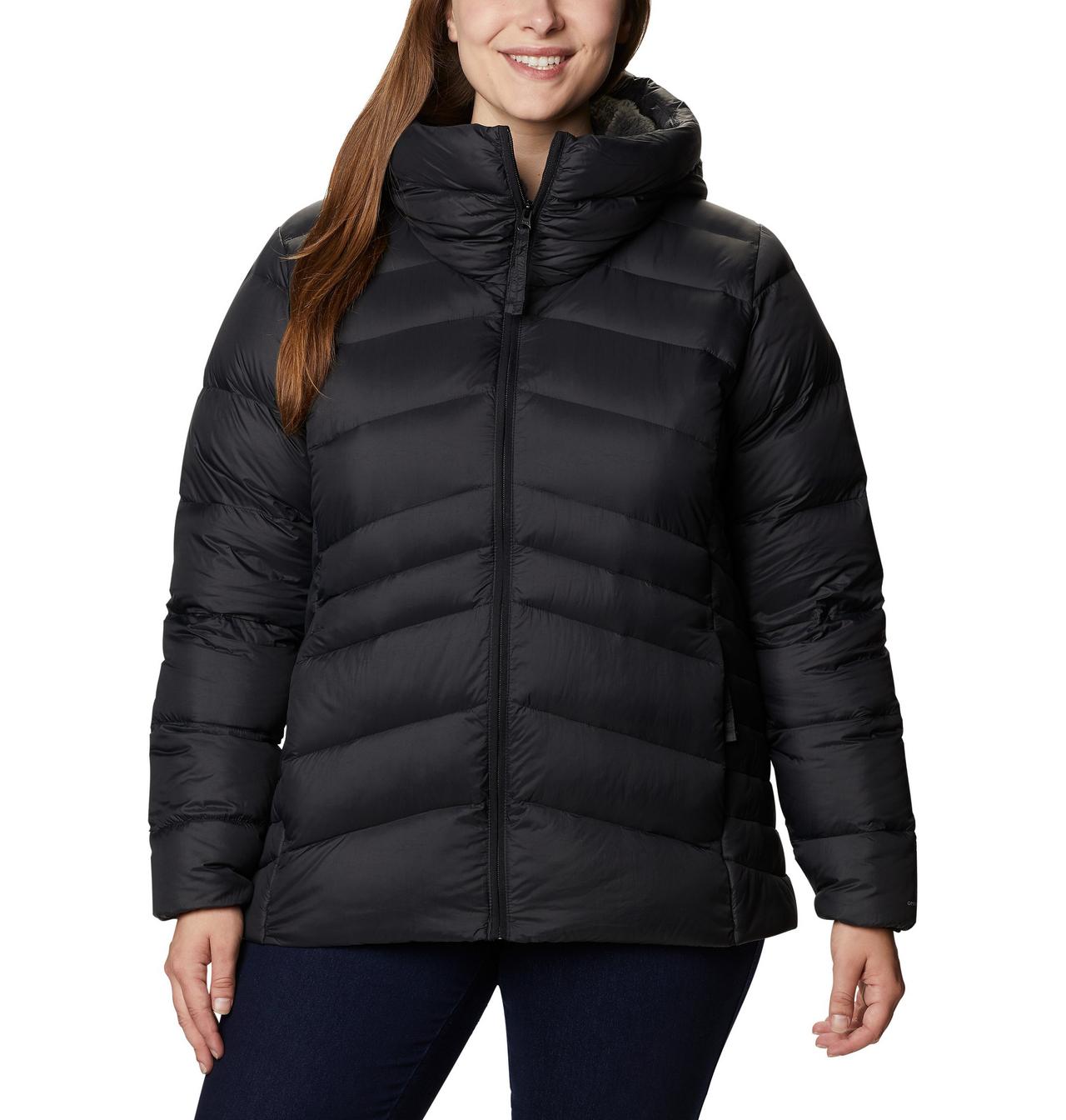 Women's Autumn Park™ Down Hooded Jacket - Plus Size 1
