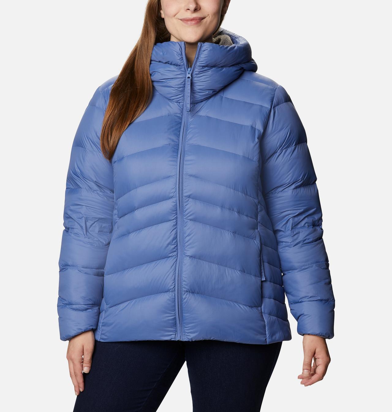 Women's Autumn Park™ Down Hooded Jacket - Plus Size 1