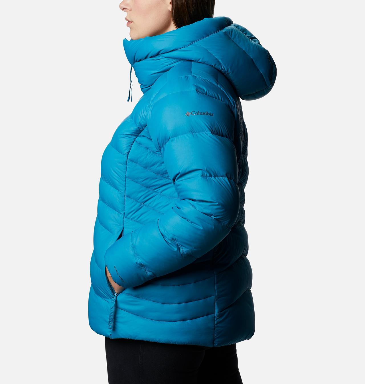 Manteau à capuchon en duvet Autumn Park™ pour femme - Grandes tailles 3