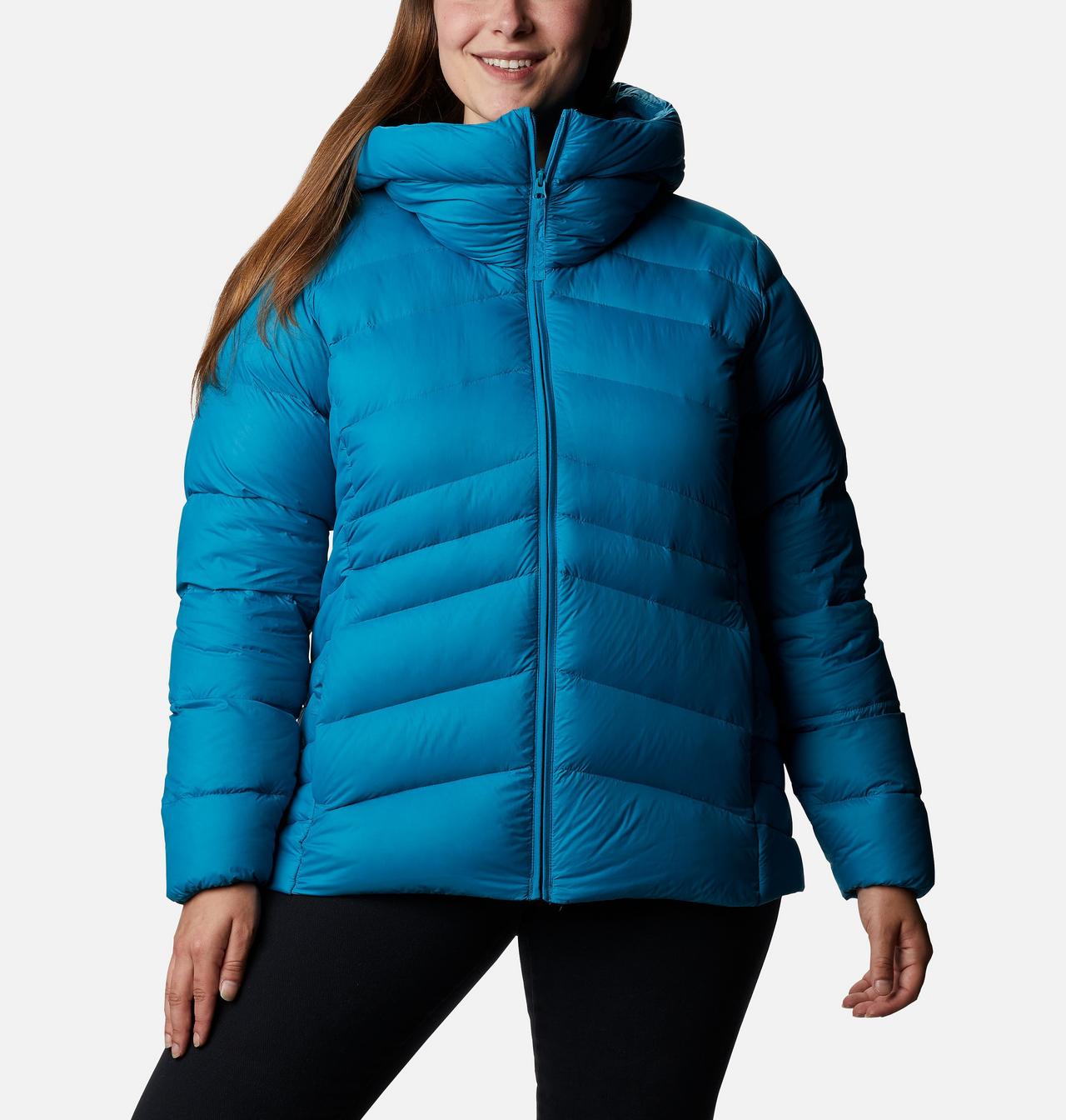 Manteau à capuchon en duvet Autumn Park™ pour femme - Grandes tailles 1