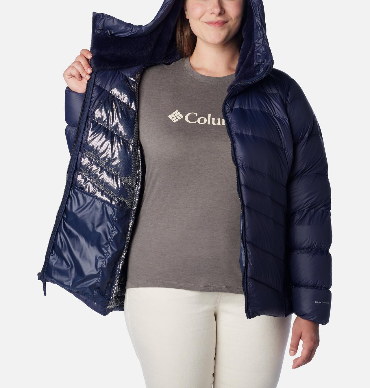 Women's Autumn Park™ Down Hooded Jacket - Plus Size 5