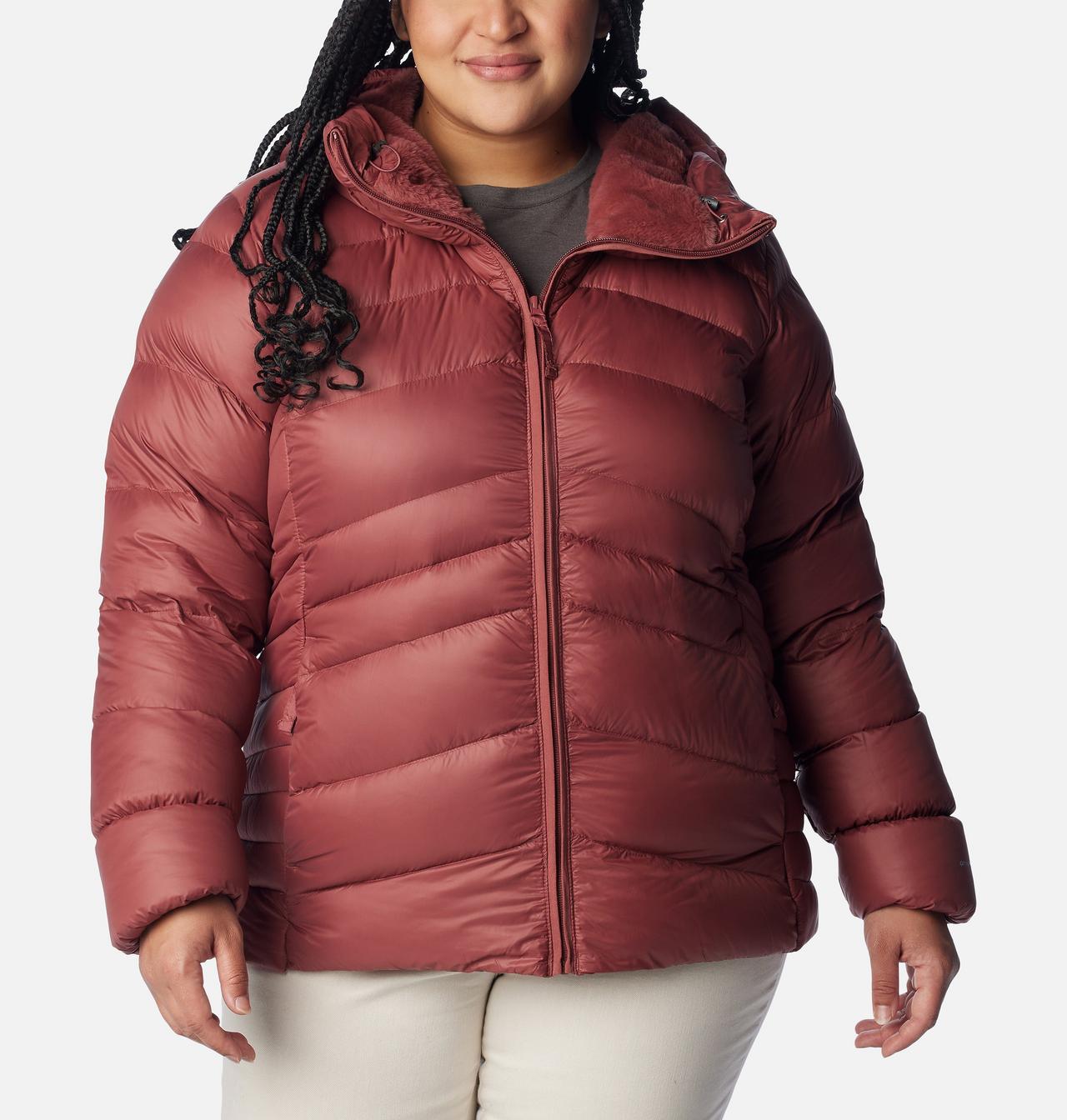 Women's Autumn Park™ Down Hooded Jacket - Plus Size 1