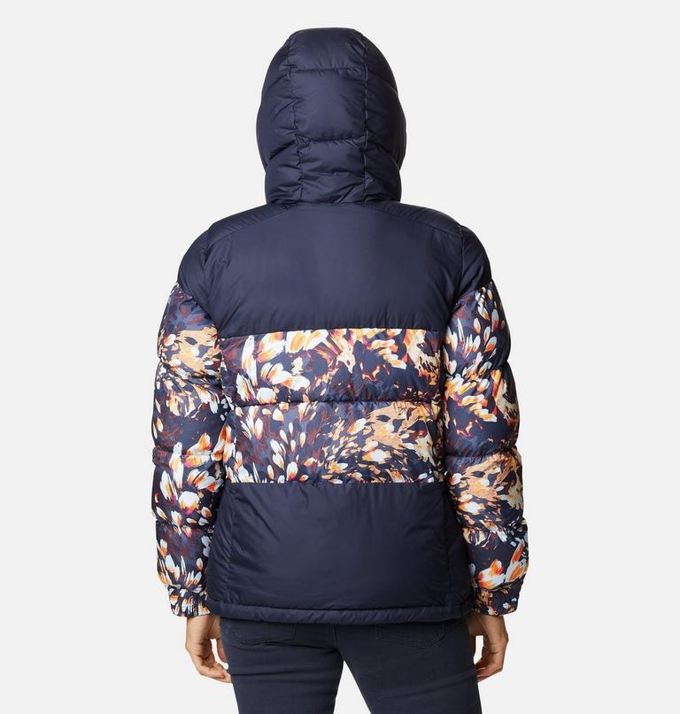 Women's Pike Lake II Insulated Hooded Puffer Jacket, Color: Dark Nocturnal, Dark Nocturnal Florescen, image 2