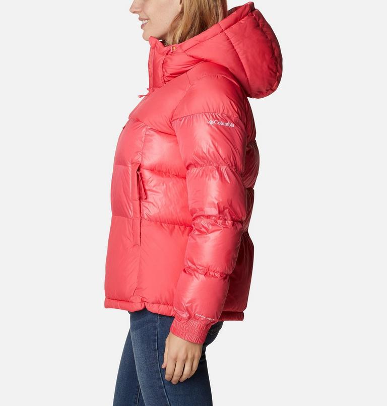 Women's Pike Lake II Insulated Hooded Puffer Jacket, Color: Bright Geranium, image 3