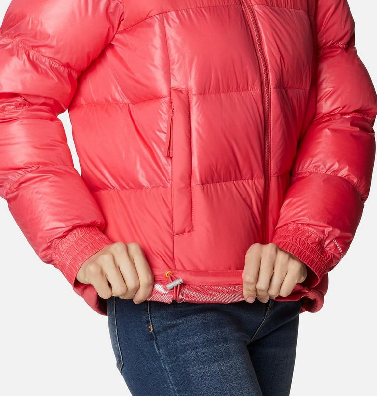 Women's Pike Lake II Insulated Hooded Puffer Jacket, Color: Bright Geranium, image 6