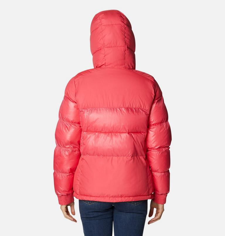 Women's Pike Lake II Insulated Hooded Puffer Jacket, Color: Bright Geranium, image 2