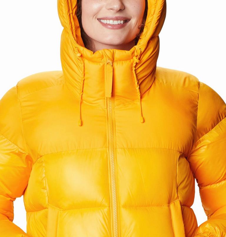 Women's Pike Lake II Insulated Hooded Puffer Jacket, Color: Bright Marigold, image 4