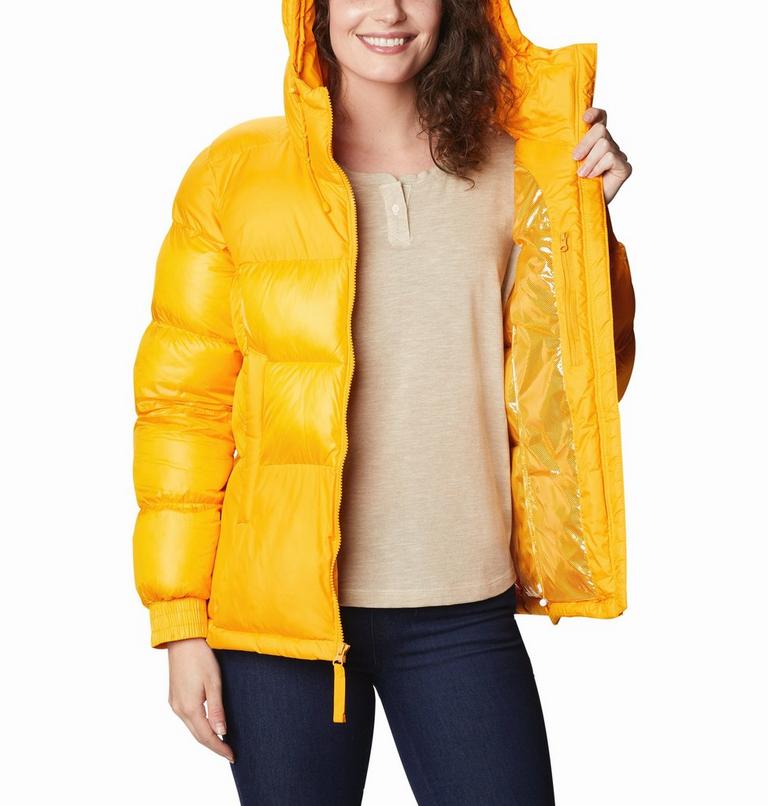 Women's Pike Lake II Insulated Hooded Puffer Jacket, Color: Bright Marigold, image 5