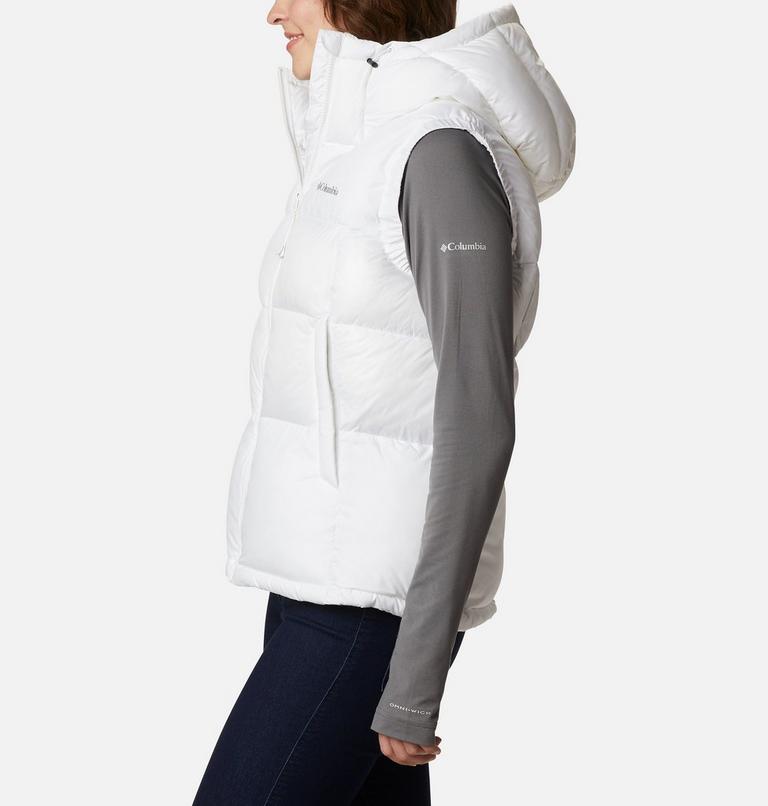 Women's Pike Lake II Hooded Insulated Puffer Vest, Color: White, image 3