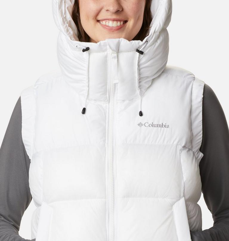 Women's Pike Lake II Hooded Insulated Puffer Vest, Color: White, image 4
