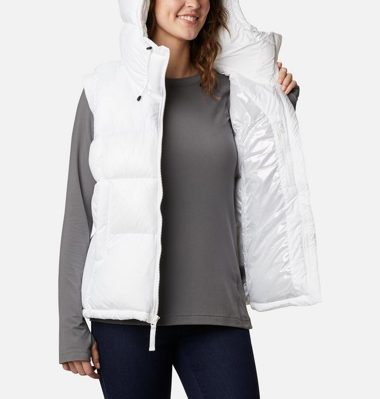 Women's Pike Lake II Hooded Insulated Puffer Vest, Color: White, image 5