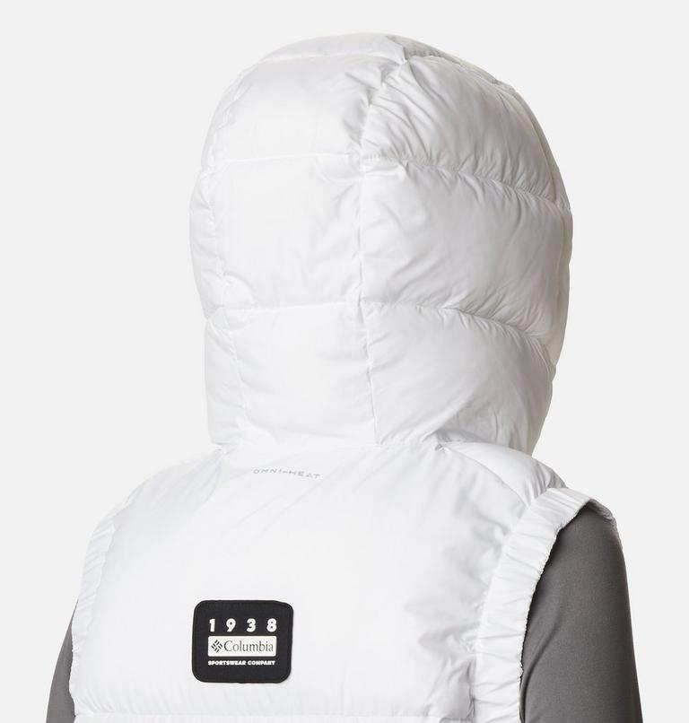 Women's Pike Lake II Hooded Insulated Puffer Vest, Color: White, image 6