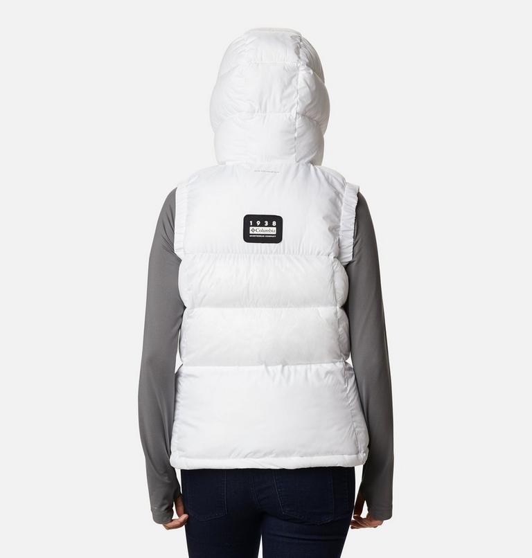 Women's Pike Lake II Hooded Insulated Puffer Vest, Color: White, image 2