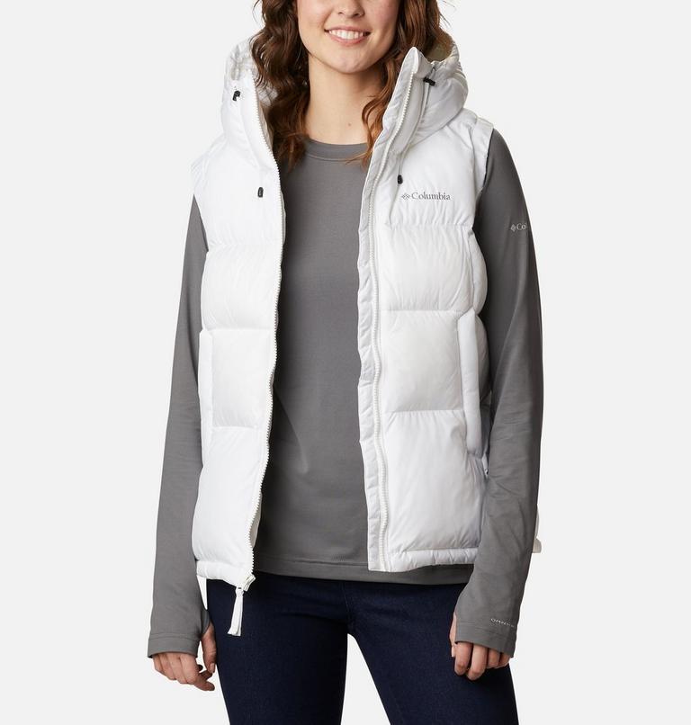 Women's Pike Lake II Hooded Insulated Puffer Vest, Color: White, image 1